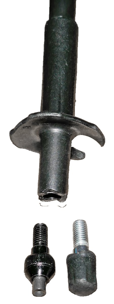 Black Diamond Z-Pole with rubber and carbide tips